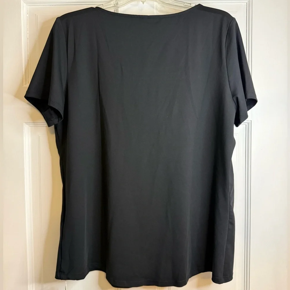 HALARA Square Neck Short Sleeve Casual Top - Picture 3 of 3